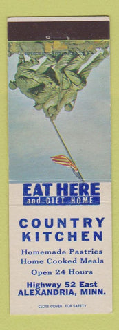 Matchbook Cover - Country Kitchen Alexandria MN