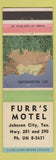 Matchbook Cover - Furr's Motel Johnson City TX