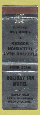 Matchbook Cover - Holiday Inn Motel Medford OR