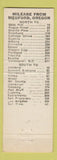 Matchbook Cover - Holiday Inn Motel Medford OR