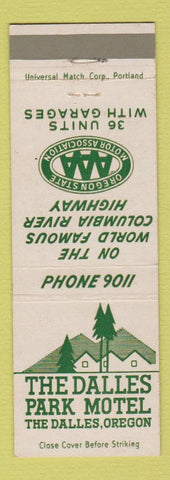 Matchbook Cover - Dalles Park Motel the Dalles OR