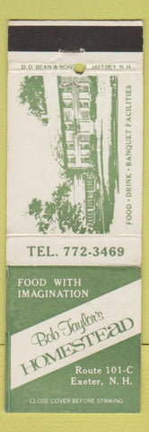 Matchbook Cover - Bob Taylor's Homestead Exeter NH