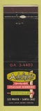 Matchbook Cover - Adolph's Italian Restaurant Santa Cruz CA