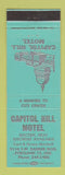 Matchbook Cover - Capitol Hill Motel Portland OR