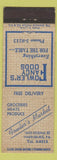Matchbook Cover - Fowler's Fancy Foods Harrisburg PA