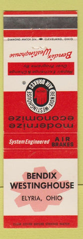 Matchbook Cover - Bendix Westinghouse Air Brakes Elyria OH