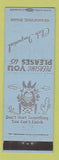 Matchbook Cover - Club Imperial Grangeville ID