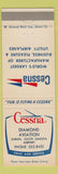 Matchbook Cover - Cessna Air Planes Huron SD