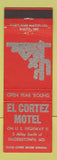 Matchbook Cover - El Cortez Motel Hagerstown MD cactus
