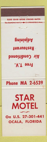 Matchbook Cover - Star Motel Ocala FL