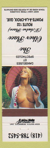 Matchbook Cover - Other Place Pointe A LA Croix QC pinup