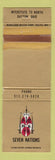 Matchbook Cover - Seven Nations Dayton OH WORN