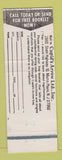 Matchbook Cover - Cupid's Arrow Dating Morris Plains NJ