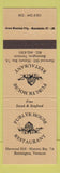 Matchbook Cover - Publyk House Restaurant Bennington VT
