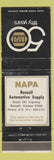 Matchbook Cover - NAPA Auto Parts Russell KS WORN