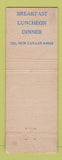 Matchbook Cover - Holmewood Inn Cottages New Canaan CT