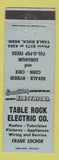 Matchbook Cover - Table Rock Electric NE Dekalb sees  Ful O Pep Feed