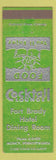 Matchbook Cover - Fort Brady Hotel Muncy PA