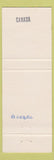 Matchbook Cover - Le Gitan Motel Cte De Charlevoix QC girlie