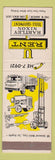 Matchbook Cover - U Rent Hartley Nixon Tools Equipment Long Beach CA