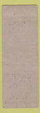 Matchbook Cover - Ordway's Photo Service Juneau AK