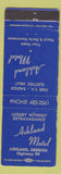 Matchbook Cover - Ashland Motel Ashland OR WEAR