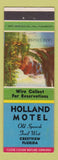 Matchbook Cover - Holland Motel Crestview FL