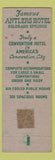 Matchbook Cover - Antlers Hotel Colorado Springs