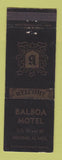 Matchbook Cover - Balboa Motel Deming NM