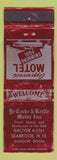 Matchbook Cover - Ye Cocke and Kettle Motor Inn Seabrook NH RED