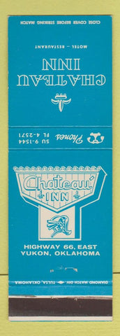 Matchbook Cover - Chateau Inn Hotel Yukon OK Route 66