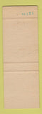 Matchbook Cover - Temperance House Newtown PA