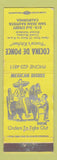 Matchbook Cover - Cocina De Ponce San Juan Bautista CA Mexican food WEAR