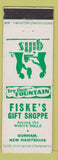 Matchbook Cover - Fiske's Gift Shop Gorham NH