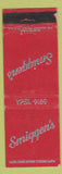 Matchbook Cover - Smiggens Ypsilanti MI