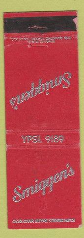 Matchbook Cover - Smiggens Ypsilanti MI