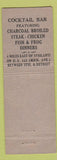 Matchbook Cover - Smiggens Ypsilanti MI