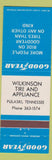 Matchbook Cover - Goodyear Tires Wilkinson Appliance Pulaski TN