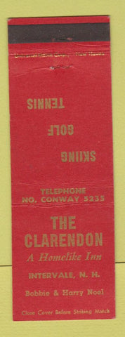 Matchbook Cover - Clarendon Inn Intervale NH