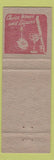Matchbook Cover - Mario's Chestnut Hill Inn Saylorsburg PA