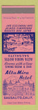 Matchbook Cover - Alta Mira Hotel Sausalito CA