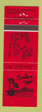 Matchbook Cover - Salon Bar Polynesie tiki Roberval QC