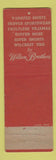 Matchbook Cover - Wilson Men's Clothes Morrison Henning Eugene OR