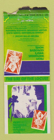 Matchbook Cover - Pan Am New Zealand Movie Day of Locust BOBTAIL