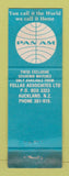 Matchbook Cover - Pan Am New Zealand Movie Front Page Jack Lemmon WEAR