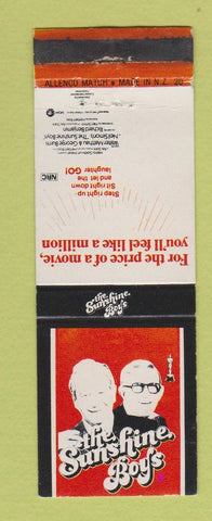 Matchbook Cover - Pan Am New Zealand Movie Sunshine Boys George Burns WEAR