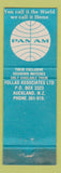 Matchbook Cover - Pan Am New Zealand Movie SC Fields and ME WEAR