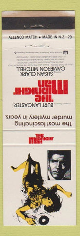 Matchbook Cover - Pan Am New Zealand Movie Midnight Man Susan Clark WEAR