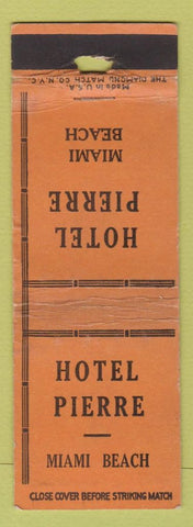 Matchbook Cover - Hotel Pierre Miami Beach FL