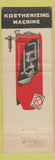 Matchbook Cover - Koetherized Pistons Hazleton PA Tunnssen